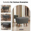 Repose-pieds rembourré moderne Kaya de 24 po-95622468