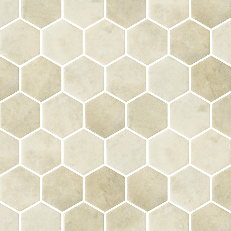 Spectre de 2 po hexagonale vert Weald, Vert Weald