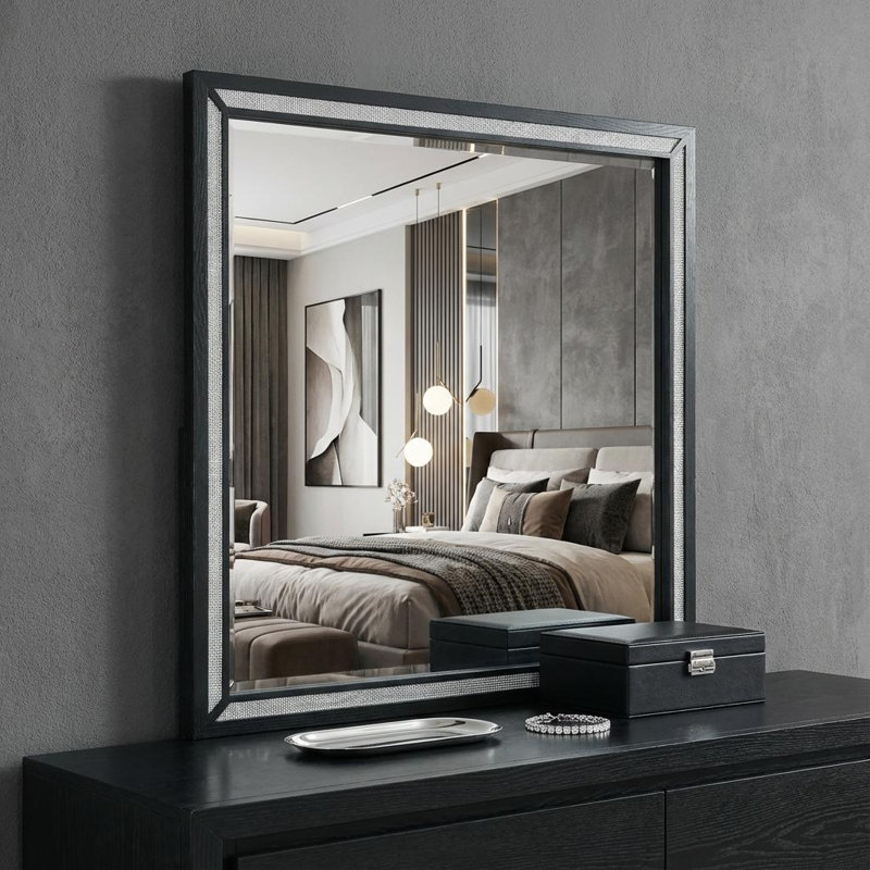 Miroir encadré 37 po
