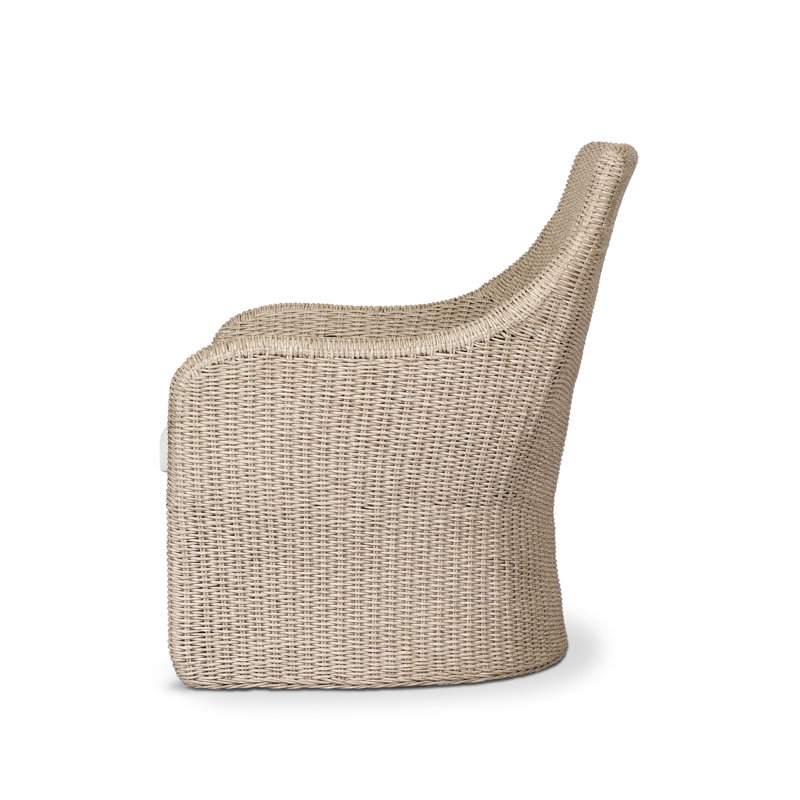 Blaire Outdoor Lounge Chair, Vintage White