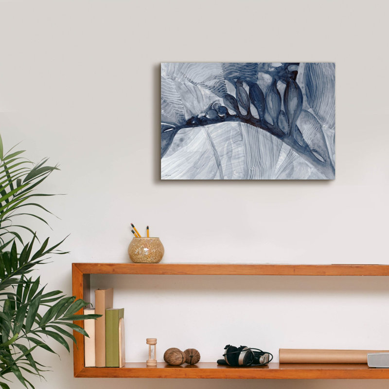 'Sea Grass' by Stellar Design Studio, Canvas Wall Art, 12" H x 18" W x 0.75" D