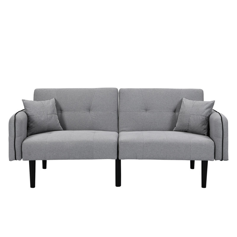 Lit pliant gris avec système de son stéréo. Multifonctionnel pour n'importe où. Profitez de la musique, de la lecture et de la détente. Connectivité sans fil. Option d'espace. Polyvalent comme table à thé, lit de détente, lit simple. Stable