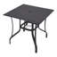 Carrizales Square 2 - Person 80cm L Outdoor Garden Metal Slatted Coffee Table