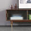 Meuble télé moderne et simple en bois de noyer-107393768