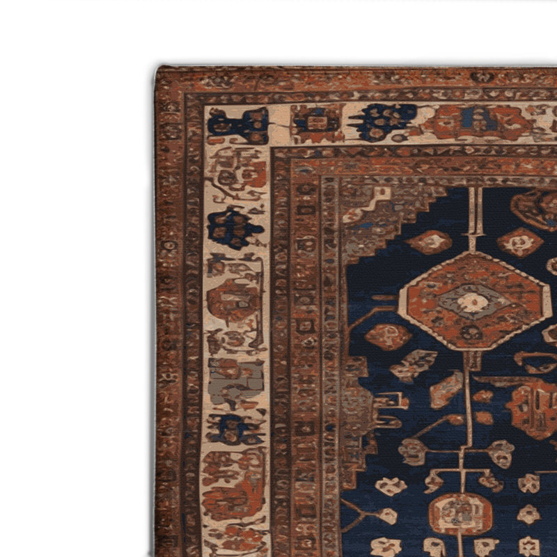 Turkish Brown Indoor and Outdoor Area Rug, Rectangle 8' x 10'