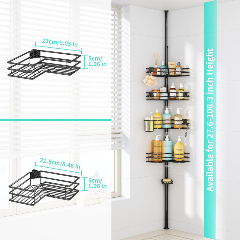 Tension Stainless Steel Shower Caddy