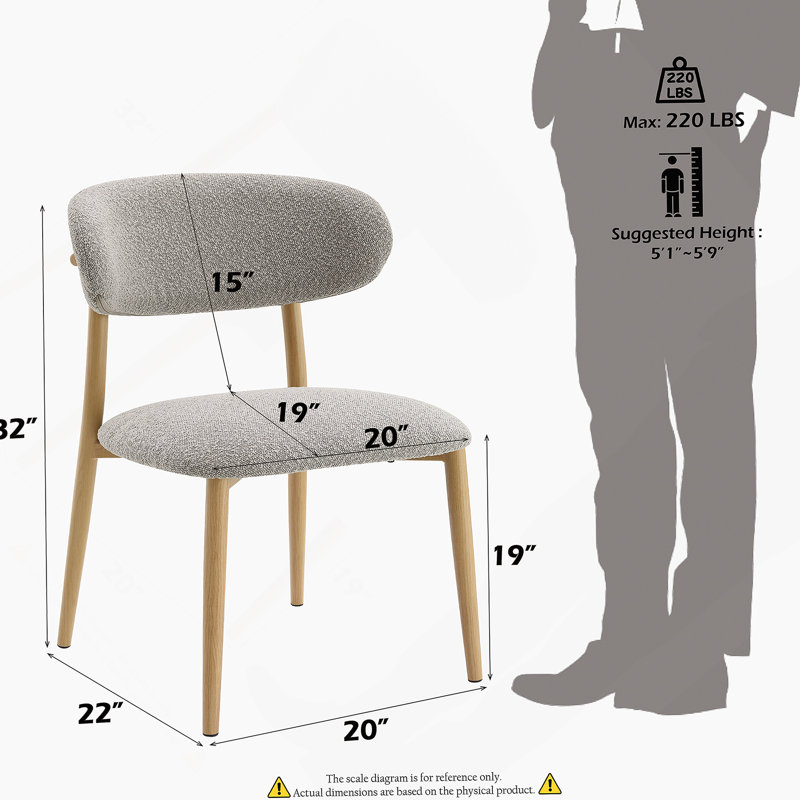 Ensemble de 2 chaises d'appoint Kacey