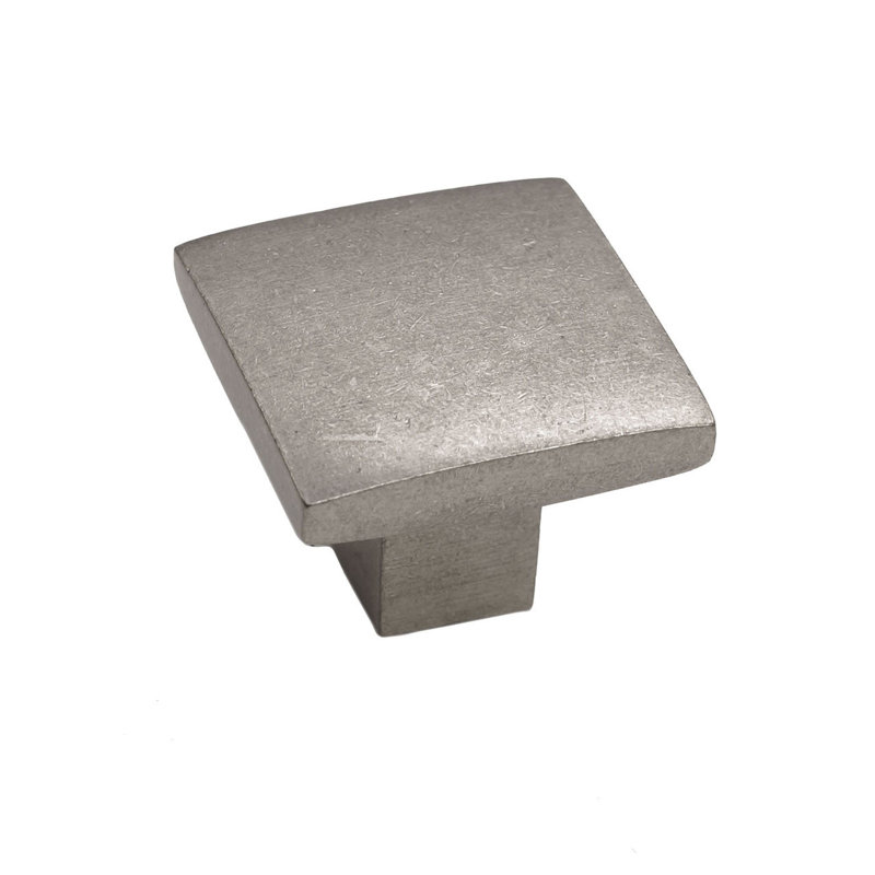 Mission Bronze Square Knob, Platinum