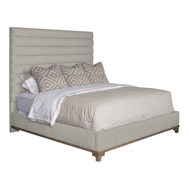Make It Yours Upholstered Bed, Dove Gray, Tarbee Pebble, California king