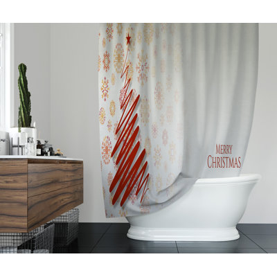 Rideau de douche simple