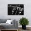 Impression d'art mural contemporain noir et blanc à la croisée des chemins-1765343316