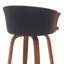Tabouret de bar rembourré avec accoudoirs et repose-pieds Boeschen-144433005-144432993