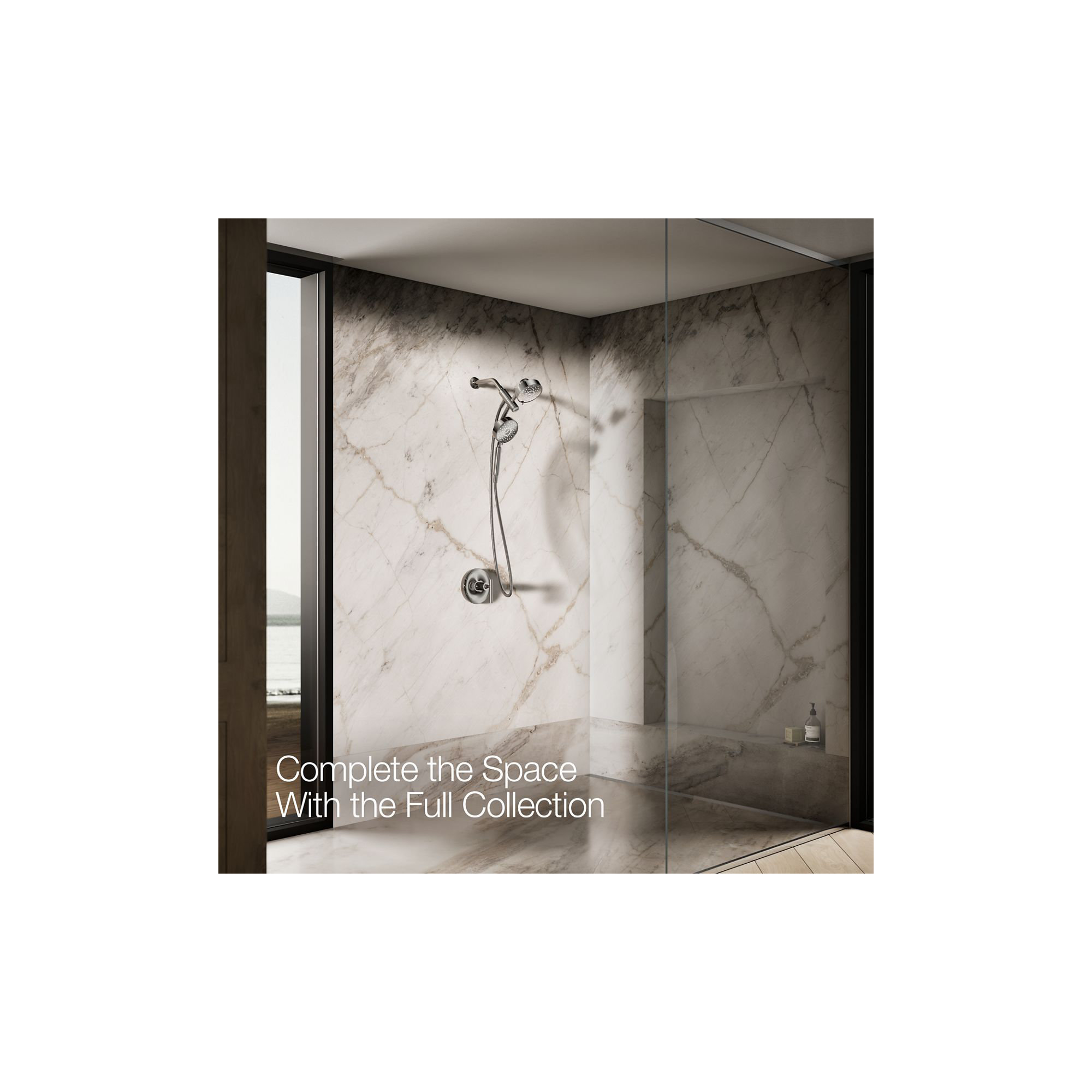 Purist 2.5 GPM 2-In-1 Multifunction Shower Combo Kit, Vibrant Titanium