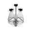 Giotto Stainless Stee Cruet and Salt Cellar Set with 4 Compartments
