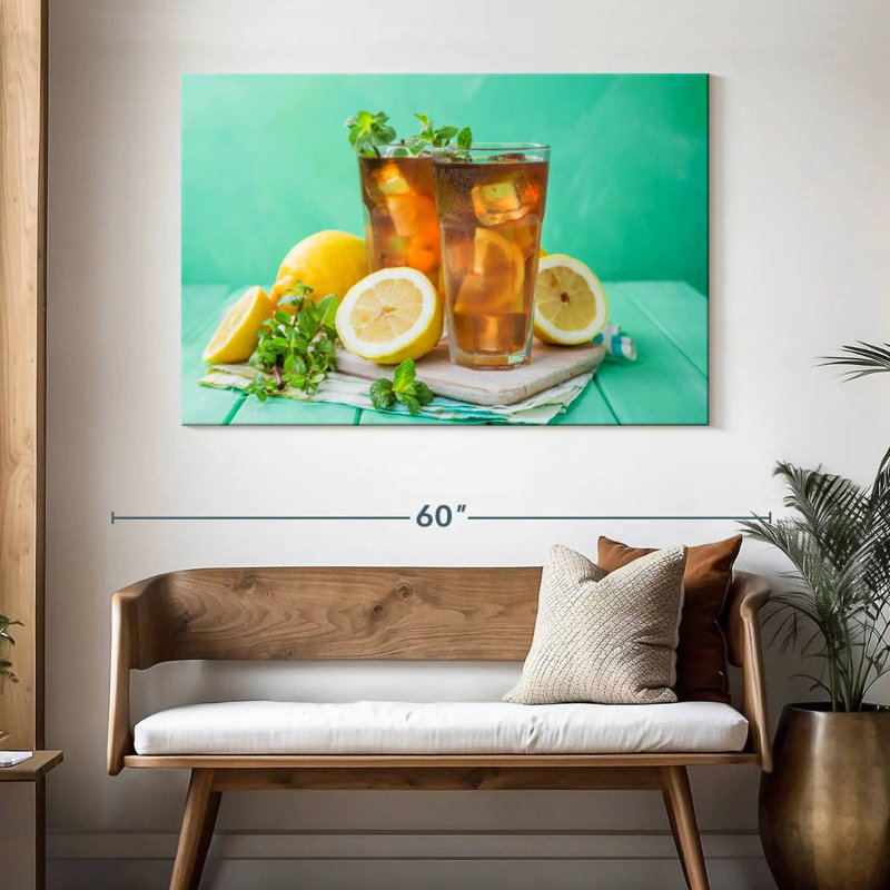 Yarlin Lemon Iced Tea, 32" H x 48" W