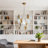 11-Light Dimmable Tiered Leaf Chandelier