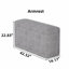Canapé modulaire surdimensionné de style moderne, canapé en tissu d'ameublement rembourré en chenille scintillante avec 6 coussins, canapé capitonné à 6 pièces