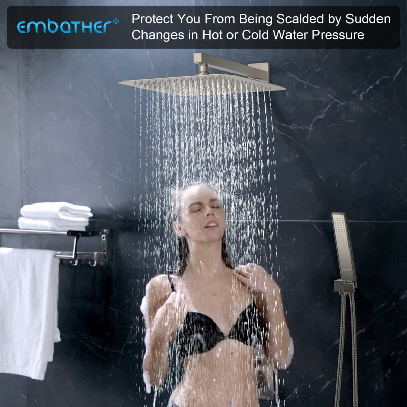 Ensemble de robinet de douche 12 "pour salle de bain