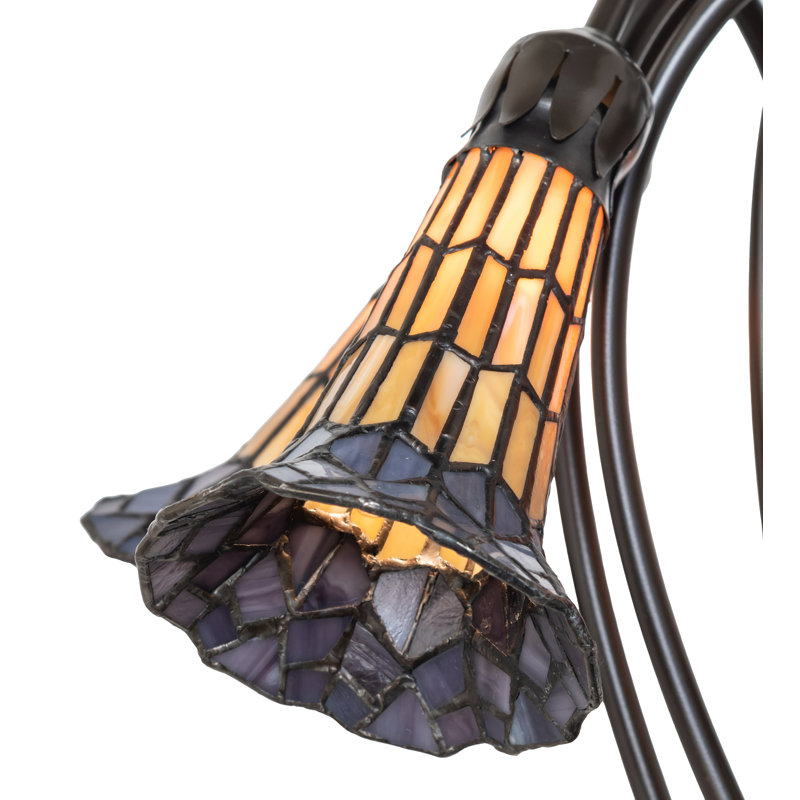 Table Lamp, Purple/Amber