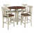Blanc antique / brun clair est en rupture de stock