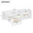 L-Shaped Daybed With Trundle, Drawer, And Usb-163008115