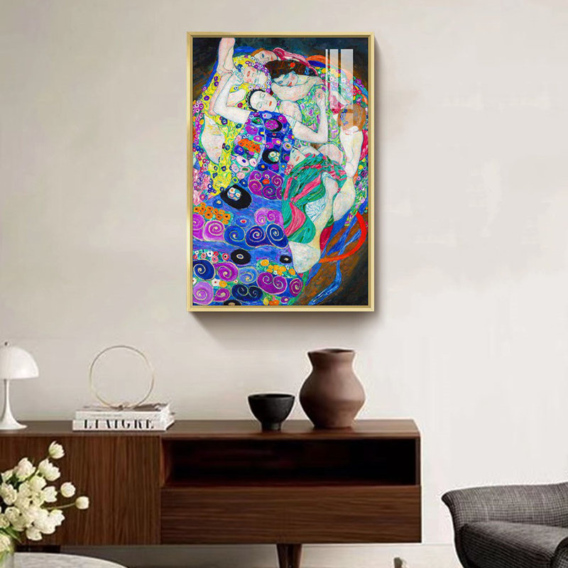 "Klimt" par Gustav Klimt - reproduction de cadre photo sur métal