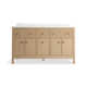 Malin By Studio McGee 60 in. Bathroom Vanity Cabinet With Sinks And Quartz Top