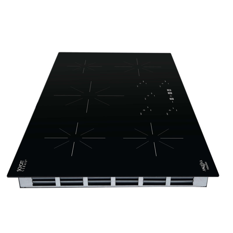 Ancona 36" Black 5 Burner Cooktop