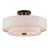 Fabric Semi Flush Mount