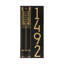 Frank Lloyd Wright, arbre de vie, plaque verticale moderne, standard, 1 ligne-126079015-126347474-126077332