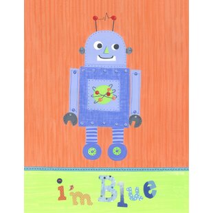 I'm Blue Robot Canvas Art