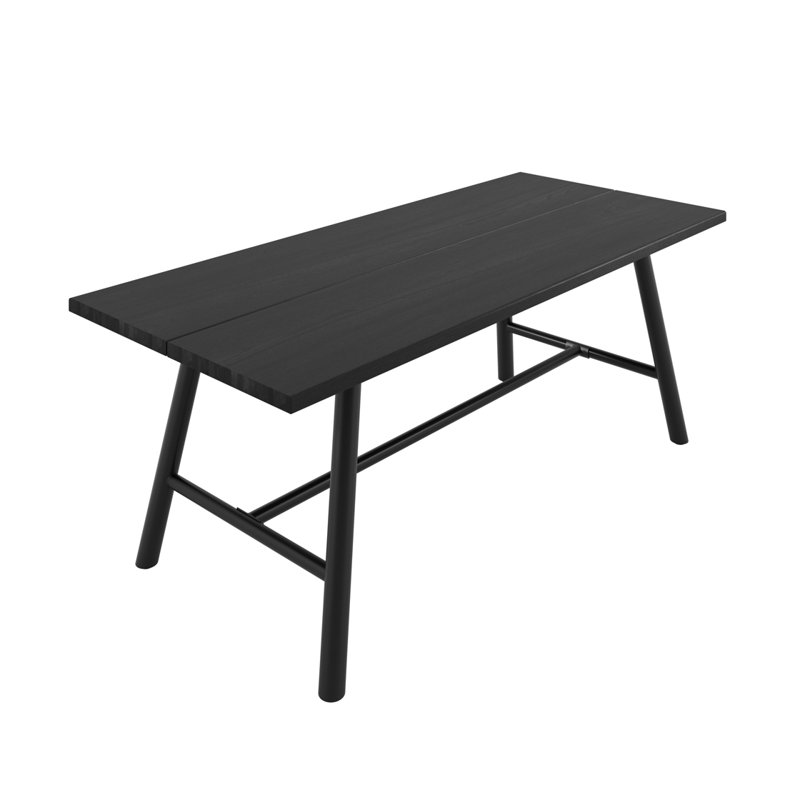 LOUIE DINING TABLE, Matte Black