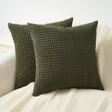 Corduroy Square Pillow Cover