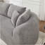 109 Inch Cloud Sectional Couch, Boneless Sofa For Living Room, Corduroy Modular Couch With L Shape Chaise, Modern Compressed Sofa In A Box, Memory Foam Filling (LIGHT GREY)-717240775