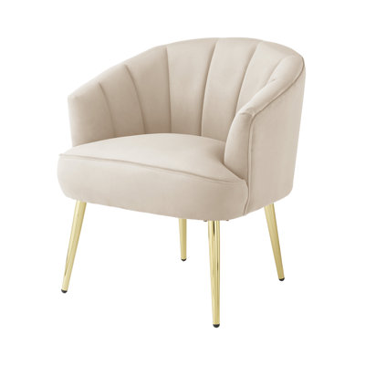 Thierry Velvet Barrel Chair