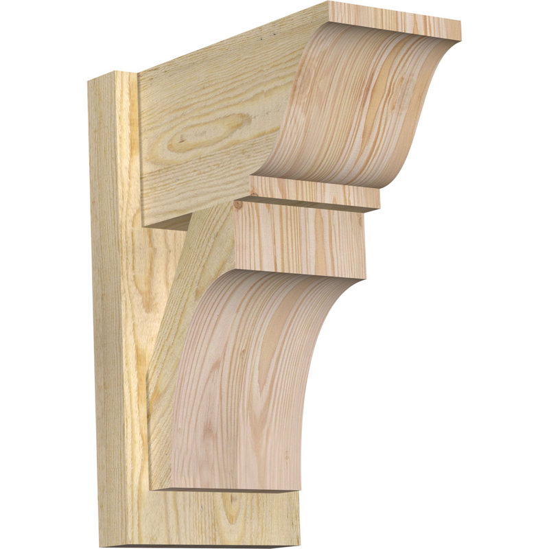 Persienne en bois Westlake, Sapin Douglas de 8 po (sciage brut), P 14 po x H 18 po
