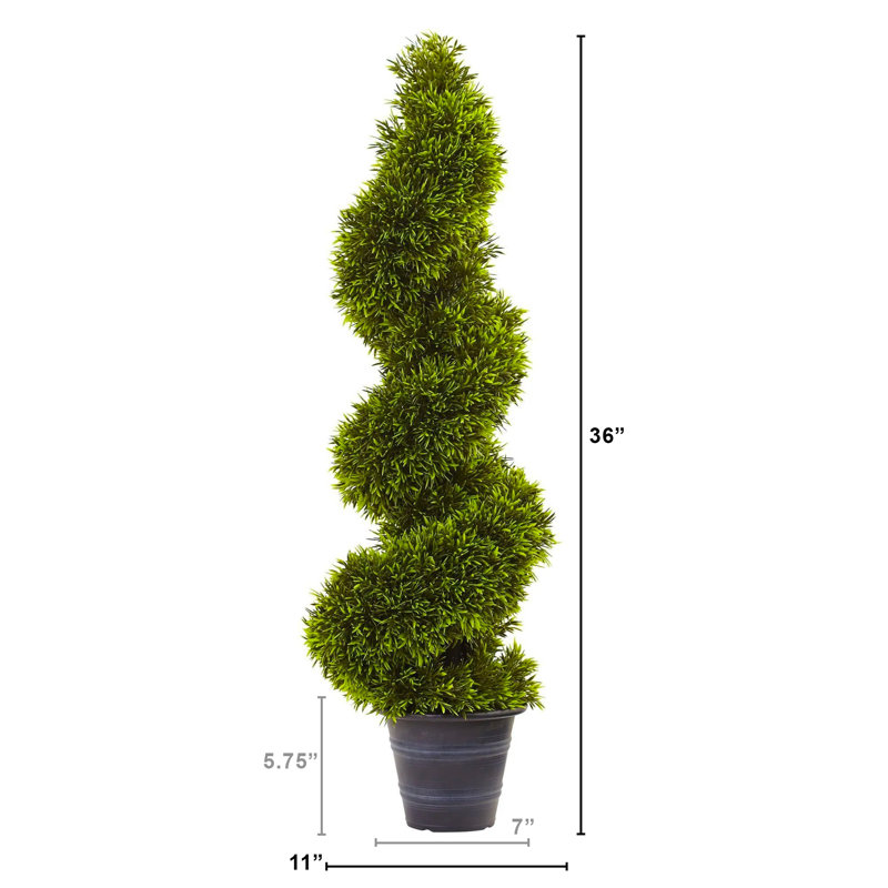 Topiaire de gazon artificiel 36 "en pot