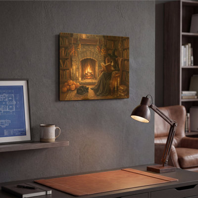 " Halloween Witch Reading " Print