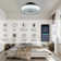 16 In.Smoky Gray Flush Mount Ceiling Fan With Dimmable LED Light  And Remote