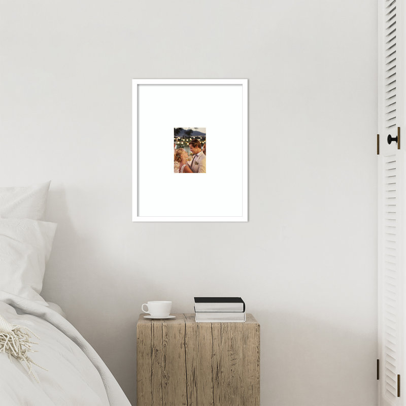 Cadre photo Svelte, 16x20 Matted to 5x7, Blanc svelte