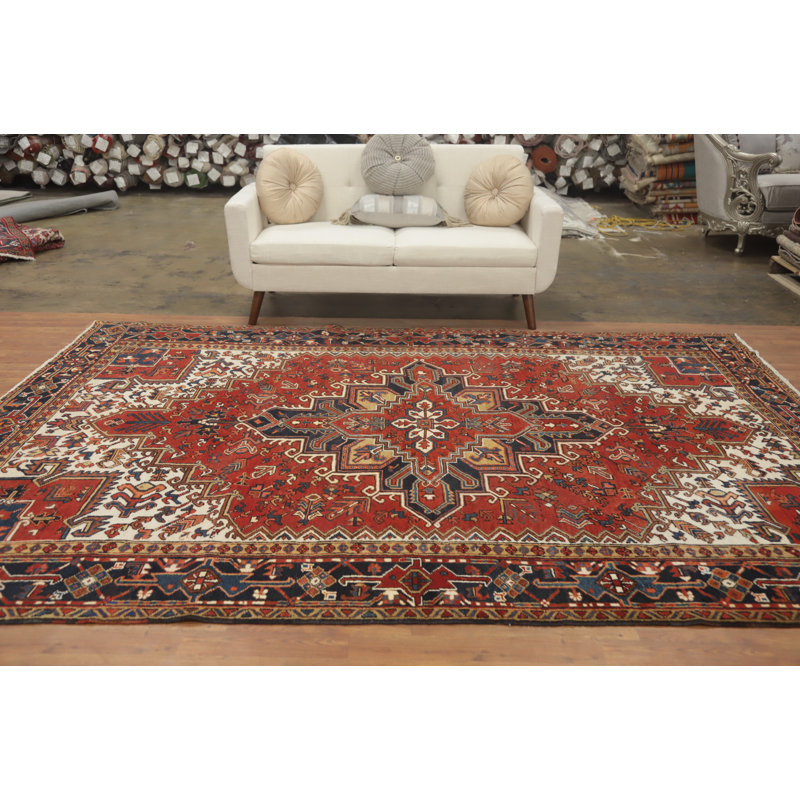 Tapis oriental géométrique 8 x 11