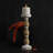 Elements 13.4 in. Wood Tabletop Candlestick