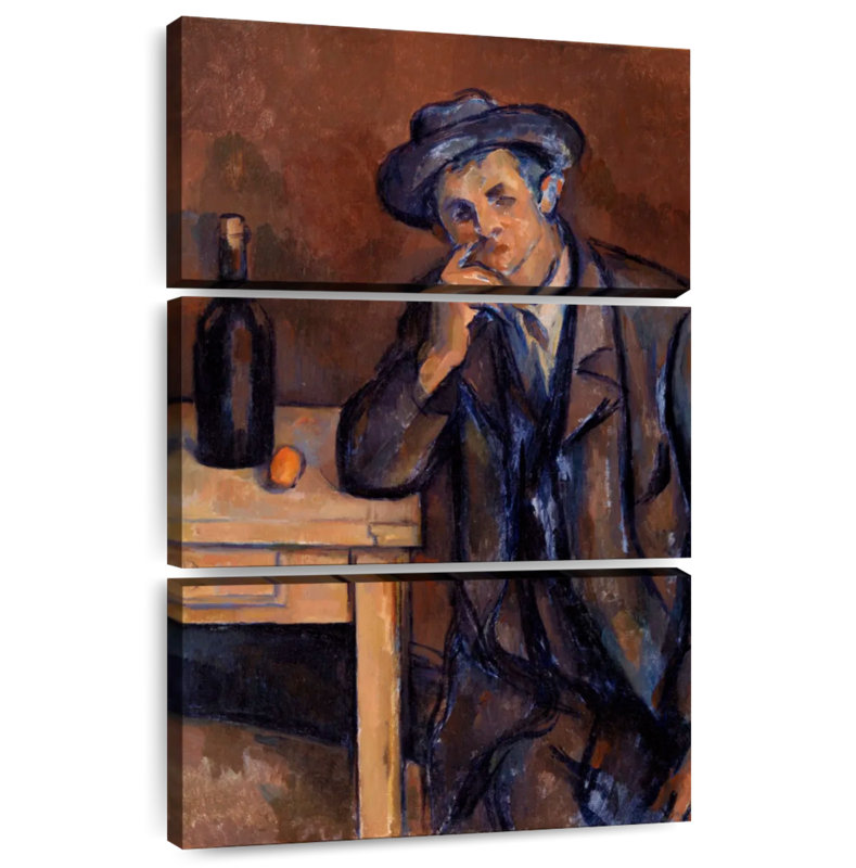 Leisha le buveur 1891, H 38 po x l 24 po