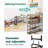 32'' Wide 2-Tier Wire Grid Shoe Rack for Closet, Stackable and Adjustable Shoe Shelf-1905190126