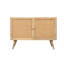 Watheroo Solid Wood 2 - Door Rectangle Accent Cabinet