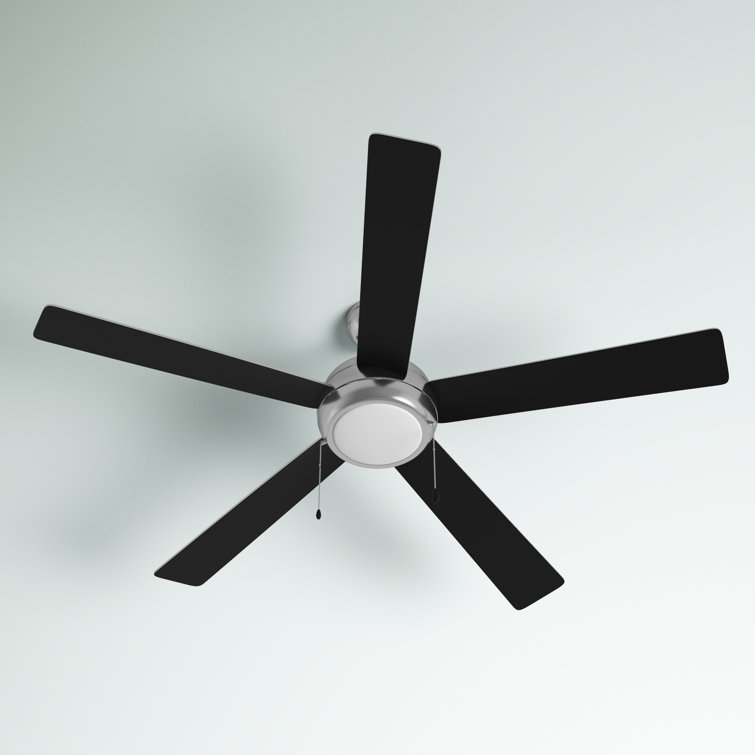 Croft 60"  5 - Blade LED Standard Ceiling Fan with Pull Chain and Light Kit Included