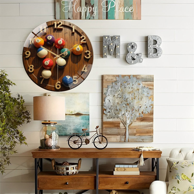Horloge murale en verre Professional