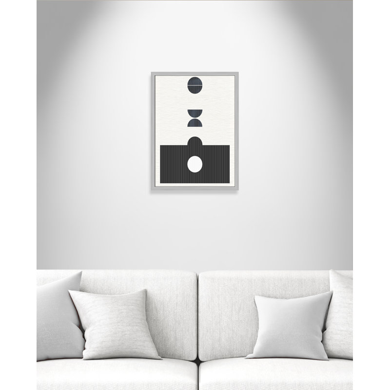 Eclipse I by Susan Jill, Matte Silver Framed, 23" H x 17" W x 0.75" D