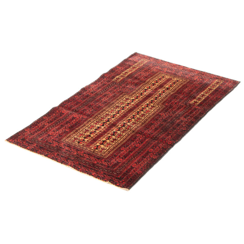 Tapis brun clair Teimani 2 pi 11 po x 4 pi 10 po