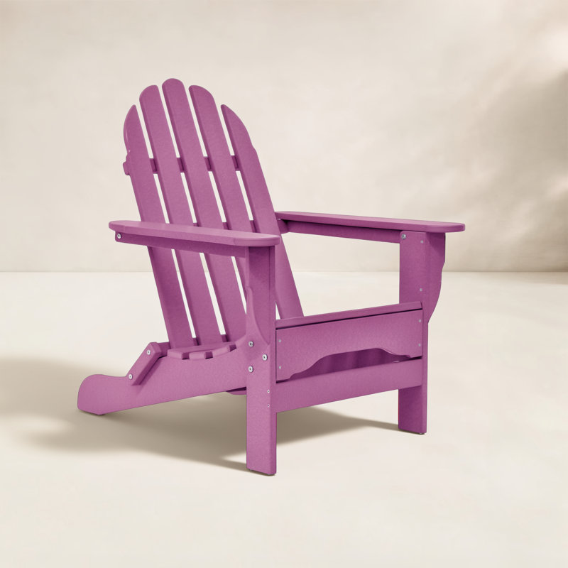 Chaise Adirondack en plastique Leighton, Lilas